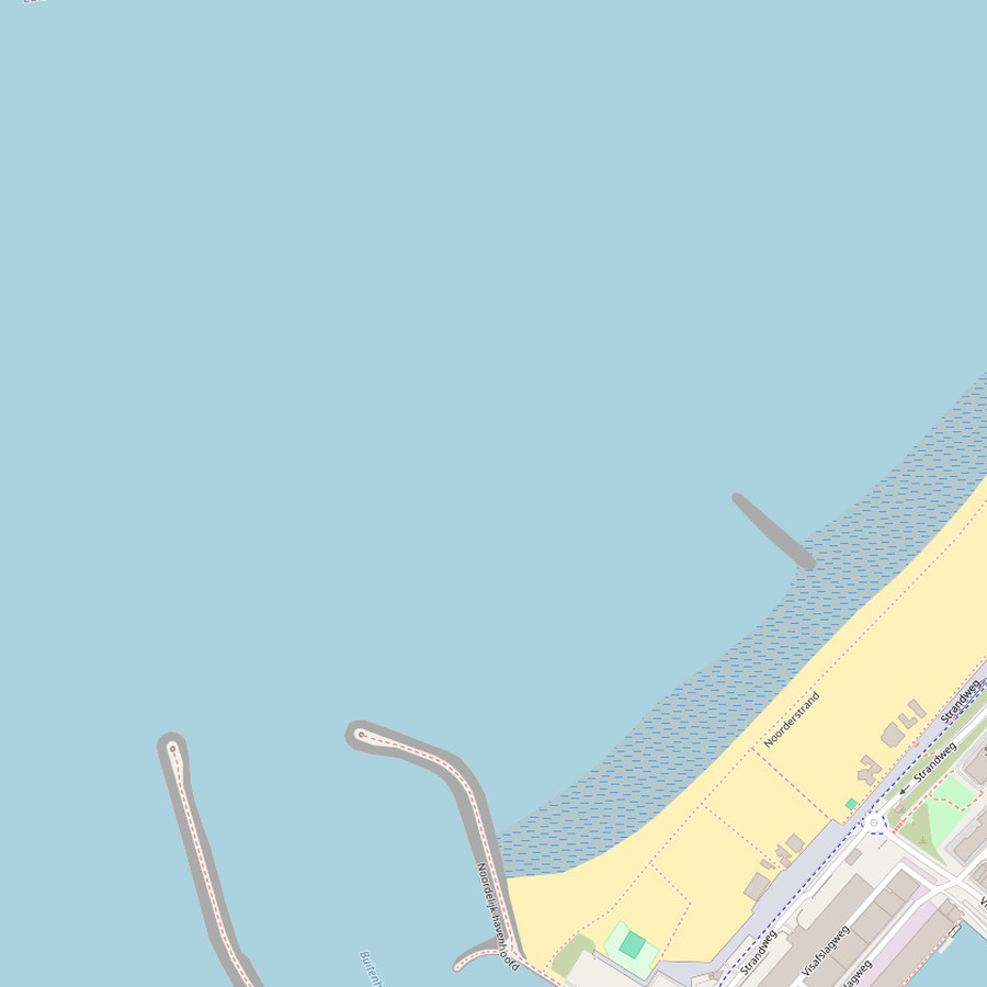 Map of Scheveningen Noord